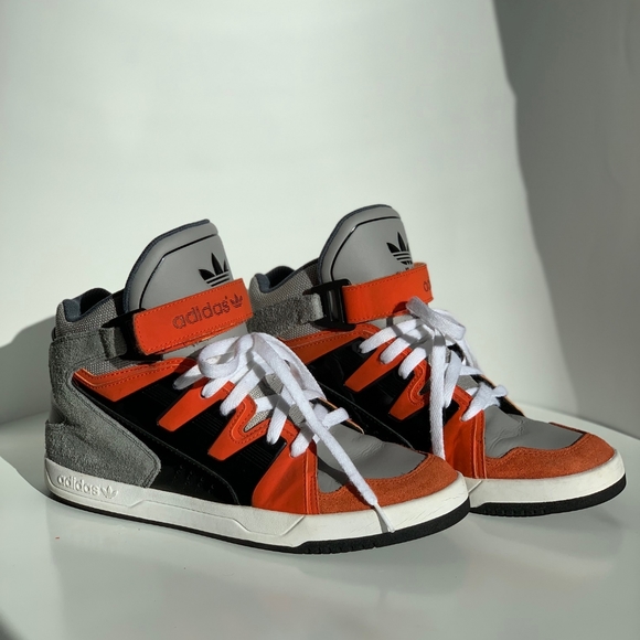 2021 Adidas MC-X1 Grey/Orange-Black M18394, size 9.5. - Picture 9 of 9